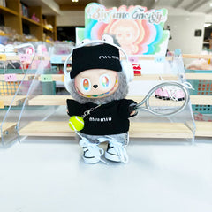 Labubu's clothes miu knitted sweater and some accessories 17cm Doll clothes