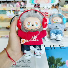 Labubu's clothes adidas Sweaters and some accessories Doll clothes