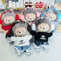 Labubu's clothes adidas Sweaters and some accessories Doll clothes