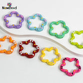 Flower Snap Hook Key Ring