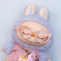 Labubu Cute Glasses 6.5cm Self deprecating Bear Glasses