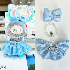 Labubu's clothes cc and diro skirt and some accessories 17cm Doll clothes