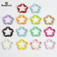 Flower Snap Hook Key Ring