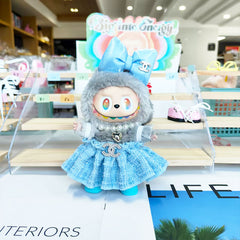 Labubu's clothes cc and diro skirt and some accessories 17cm Doll clothes