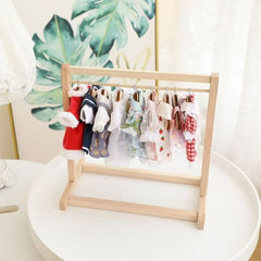 Labubu Clothes wood hanger