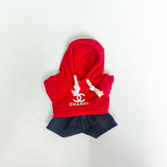 Labubu's clothes cc Hoodie and some accessories 17cm Doll clothes