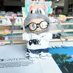 Labubu's clothes lv Hoodie and some accessories 17cm Doll clothes