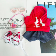 Labubu's clothes cc Hoodie and some accessories 17cm Doll clothes