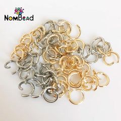 8mm Iron Open Ring Jewelry Accessories For DIY Phone Chains