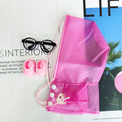 Labubu's clothes Raincoat and some accessories 17cm Doll clothes