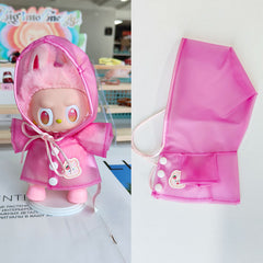 Labubu's clothes Raincoat and some accessories 17cm Doll clothes