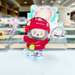 Labubu's clothes miu knitted sweater and some accessories 17cm Doll clothes