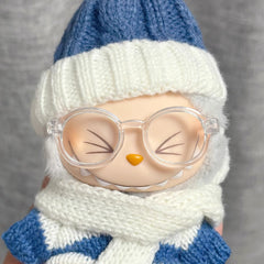 Labubu Cute Glasses 6.5cm Self deprecating Bear Glasses