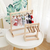 Labubu Clothes wood hanger