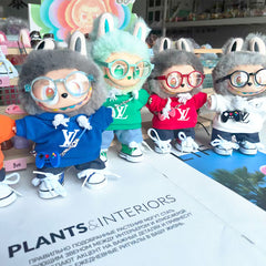 Labubu's clothes lv Hoodie and some accessories 17cm Doll clothes