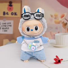 Labubu clothes cute vinyl doll one two three generations labubu baby clothes set sit party accessories