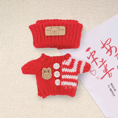 Labubu baby clothes collection creative 17cm doll wearing set labubu vinyl doll clothes accessories