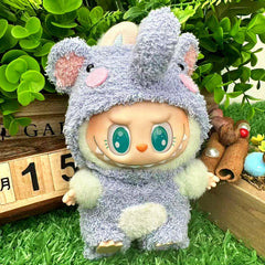 Suitable for labubu clothes labubu baby clothes 17cm plush vinyl can be worn for the first and second generations