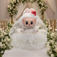 Labubu baby clothes collection creative 17cm doll wearing set labubu vinyl doll clothes accessories