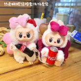 One, two and three generations of labubu clothes, rabub pendant, sitting party baby clothes, cute bow accessories, small gifts.