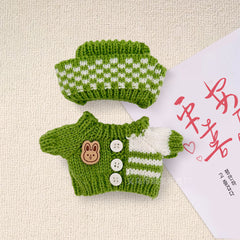 Labubu baby clothes collection creative 17cm doll wearing set labubu vinyl doll clothes accessories