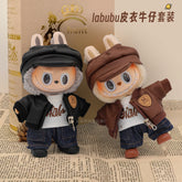 Labubu baby clothes, leather jackets, jeans sets, first, second and third generation vinyl dolls, Labubu accessories replacements