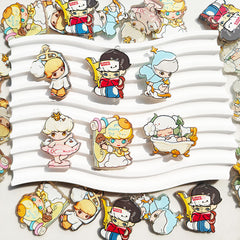 Dimoo Acrylic Pendants for Keychains |Character Charm for Necklace, Phone Strap & Keychain