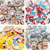 Labubu Acrylic Pendants for Keychains |Character Charm for Necklace, Phone Strap & Keychain