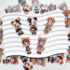Molly Acrylic Pendants for Keychains |Character Charm for Phone & Keychain charms