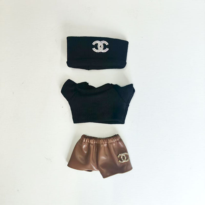Labubu's clothes cc Sweaters and some accessories 17cm Doll clothes