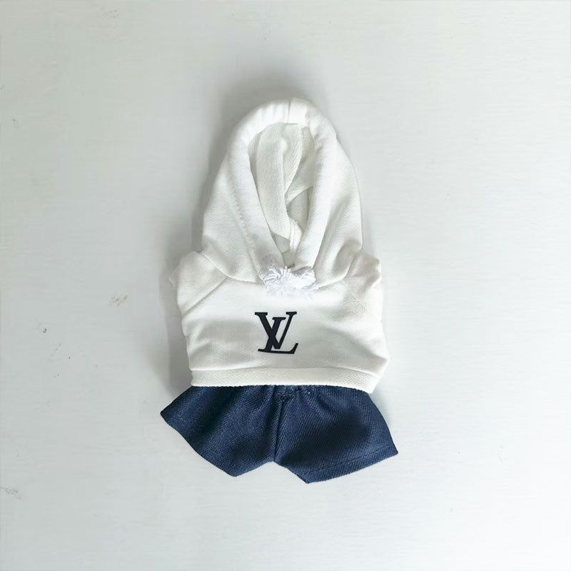 Labubu's clothes lv Hoodie and some accessories 17cm Doll clothes