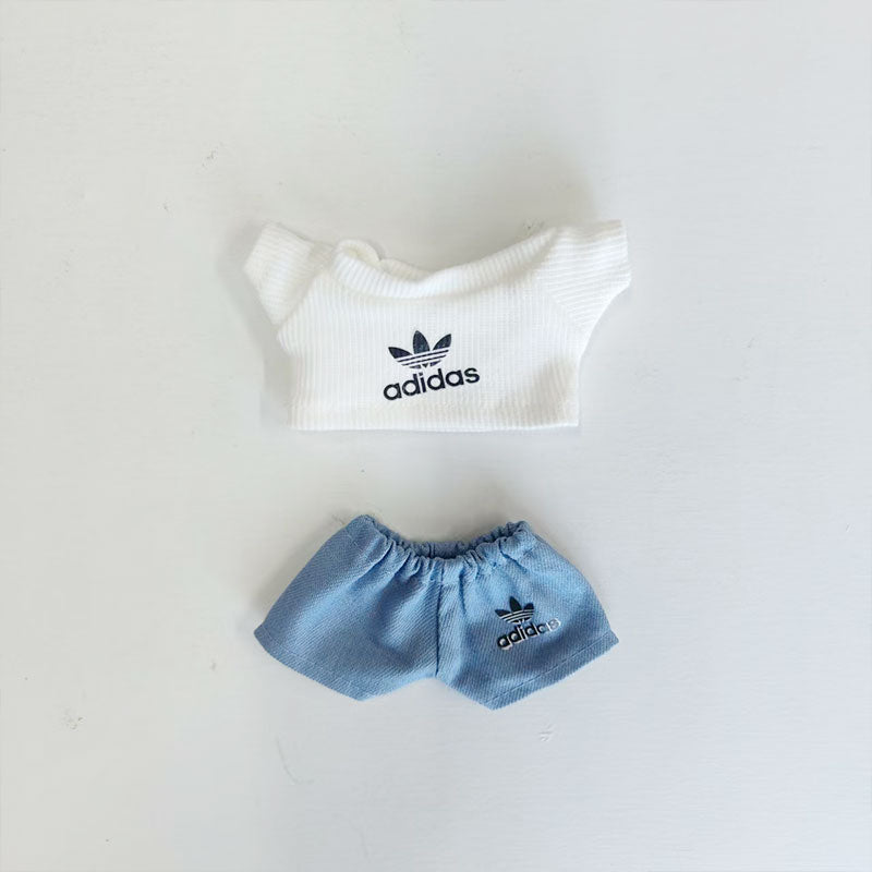 Labubu's clothes adidas Sweaters and some accessories Doll clothes