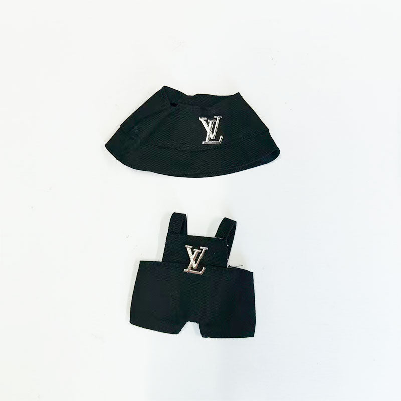 Labubu's clothes lv overalls and some accessories 17cm Doll clothes