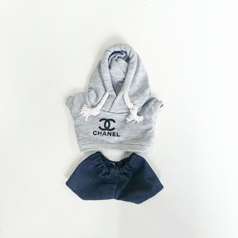 Labubu's clothes cc Hoodie and some accessories 17cm Doll clothes