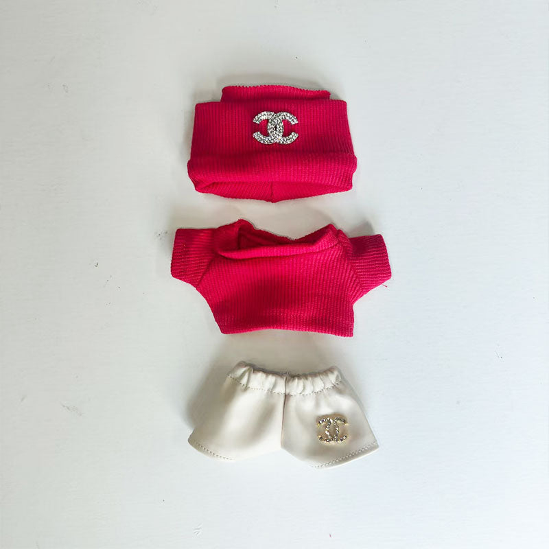 Labubu's clothes cc Sweaters and some accessories 17cm Doll clothes