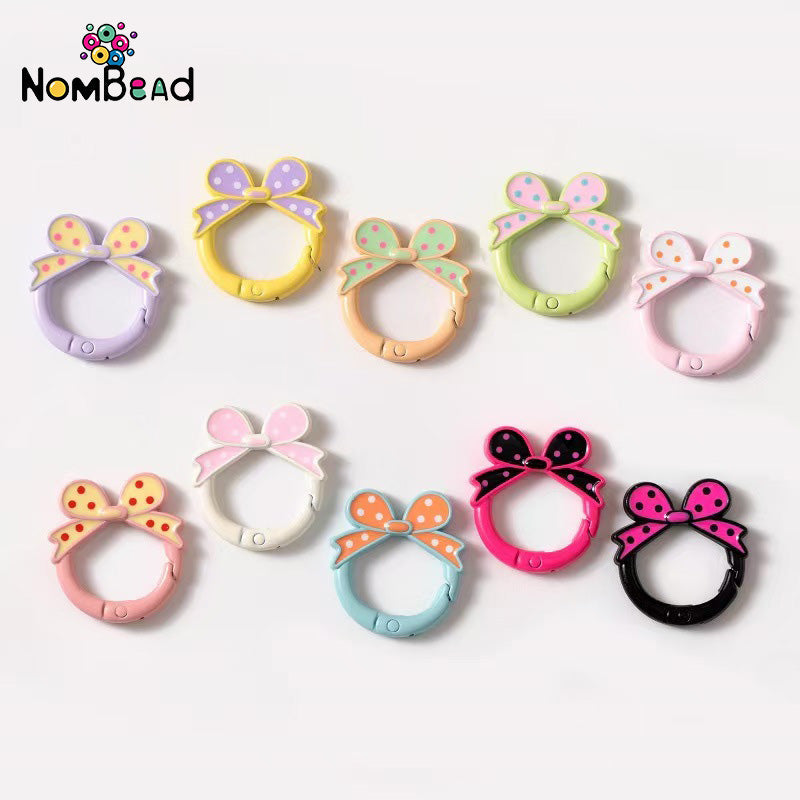 Bowknot Key Ring Jewelry Accessories For DIY Phone Chains