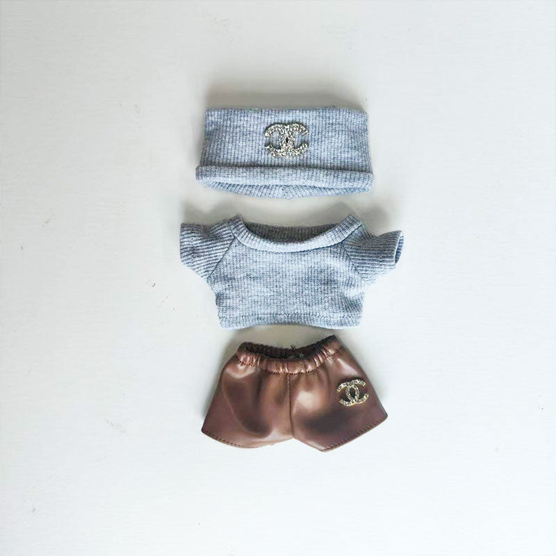 Labubu's clothes cc Sweaters and some accessories 17cm Doll clothes