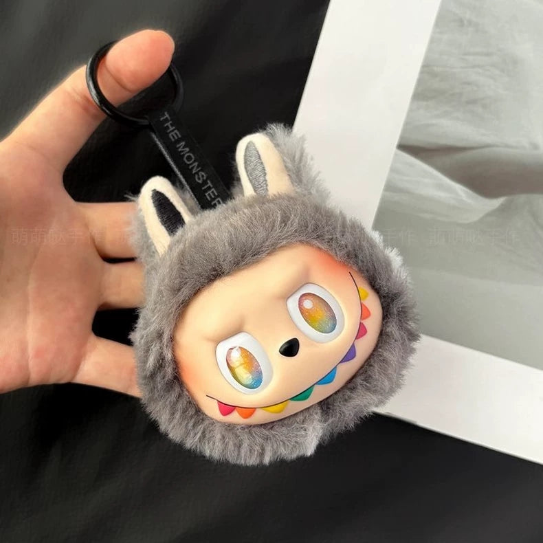 Third Generation Labubu Head THE MONSTERS Big into Energy Series-Vinyl Plush Pendant