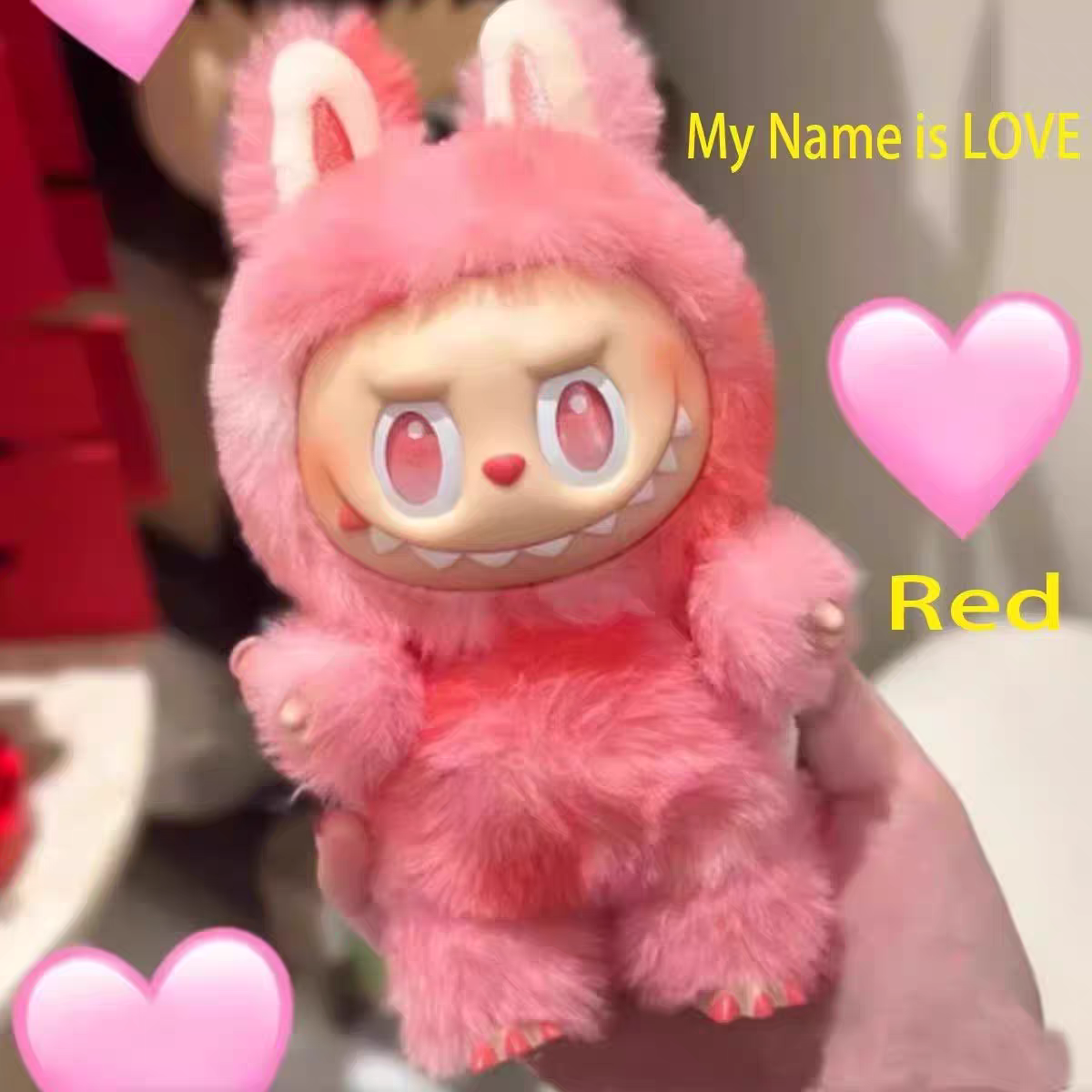 Third Generation Labubu Doll THE MONSTERS Big into Energy Series-Vinyl Plush Pendant Blind Box