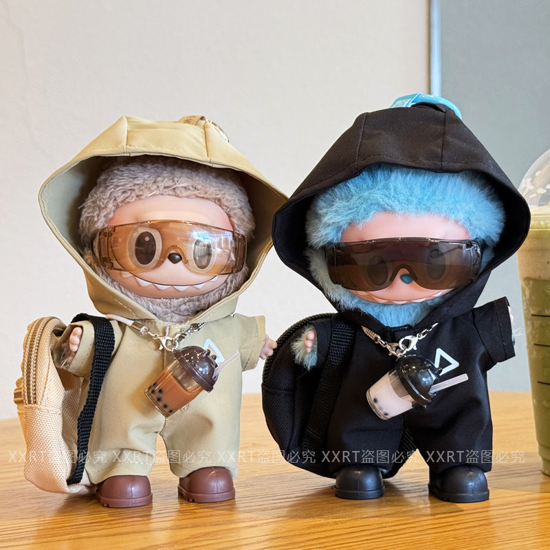 Labubu baby clothes  front high-energy 3.0 vinyl doll with accessories can wear jacket