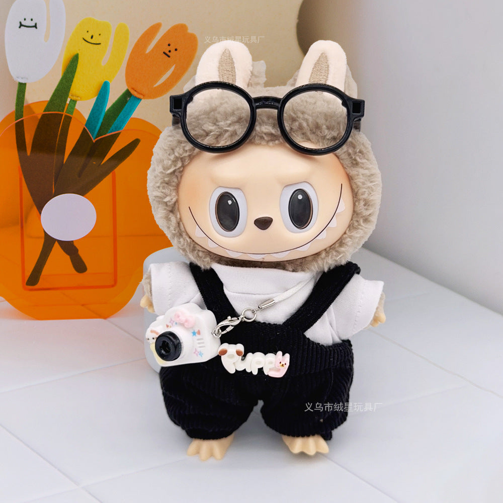 Labubu clothes cute vinyl doll one two three generations labubu baby clothes set sit party accessories