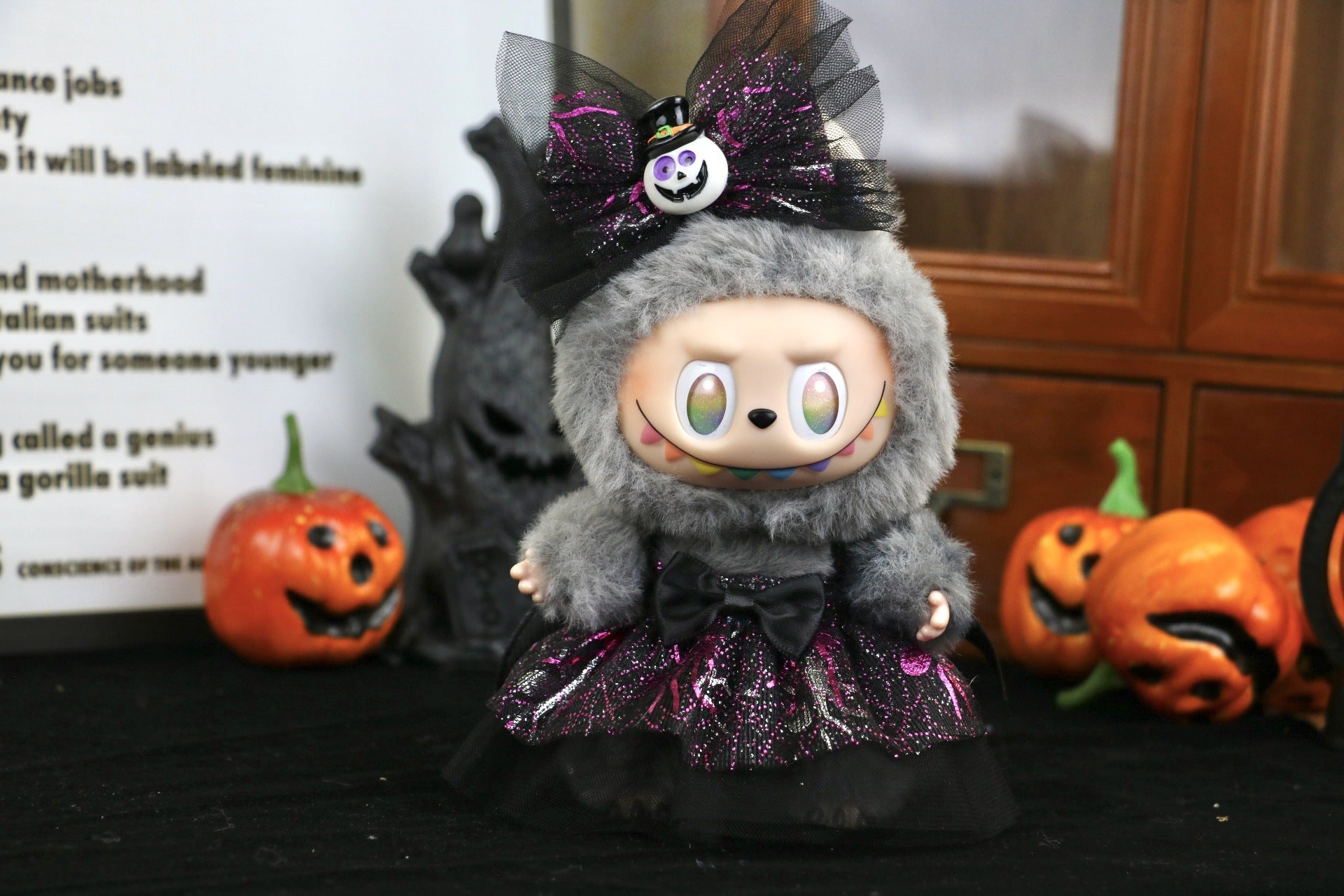 Labubu one two three generation baby clothes halloween party pumpkin devil angel dress dress dress up