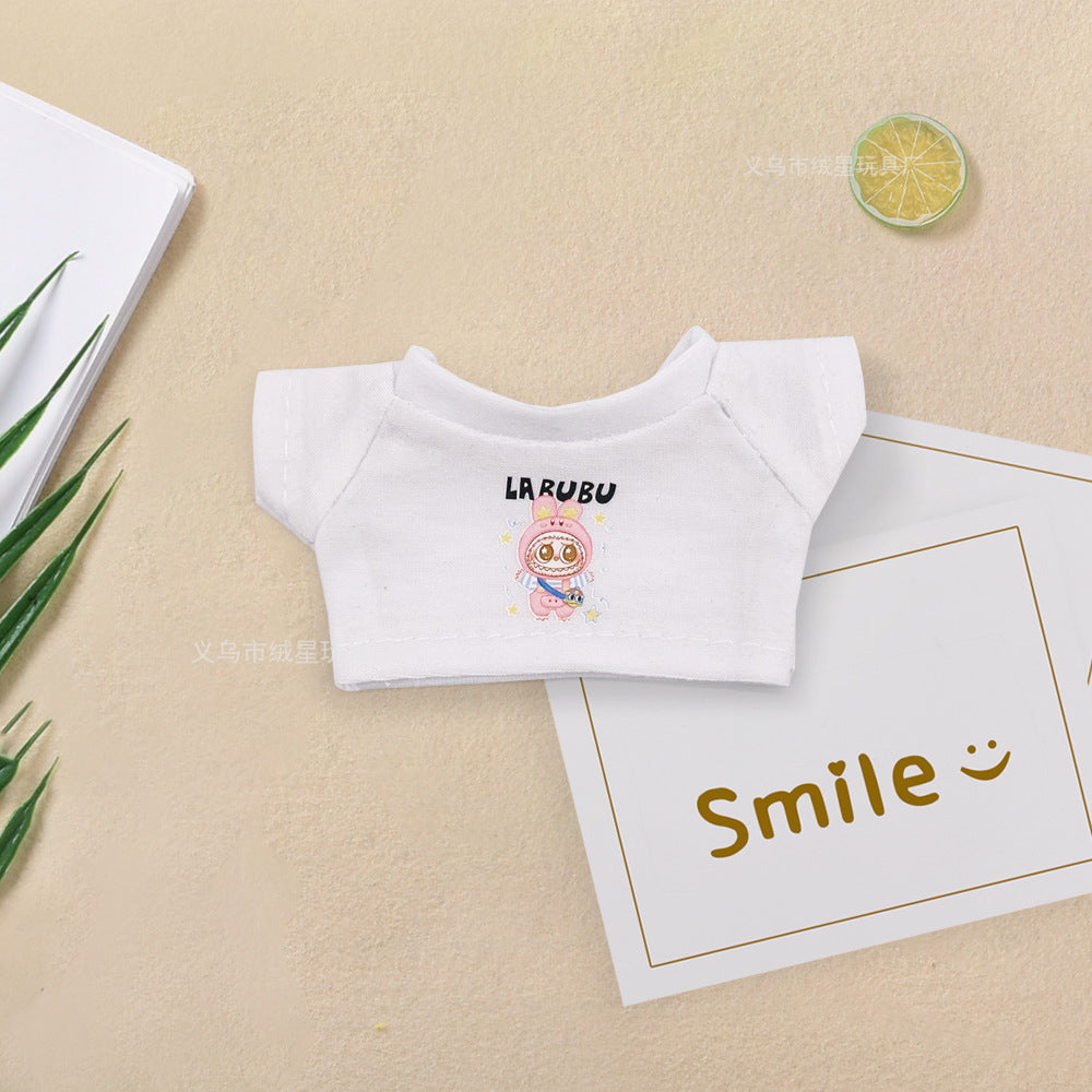 Labubu baby clothes collection creative 17cm doll wearing set labubu vinyl doll clothes accessories