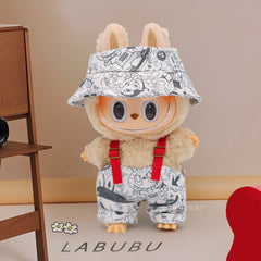 Labubu clothes cute vinyl doll one two three generations labubu baby clothes set sit party accessories