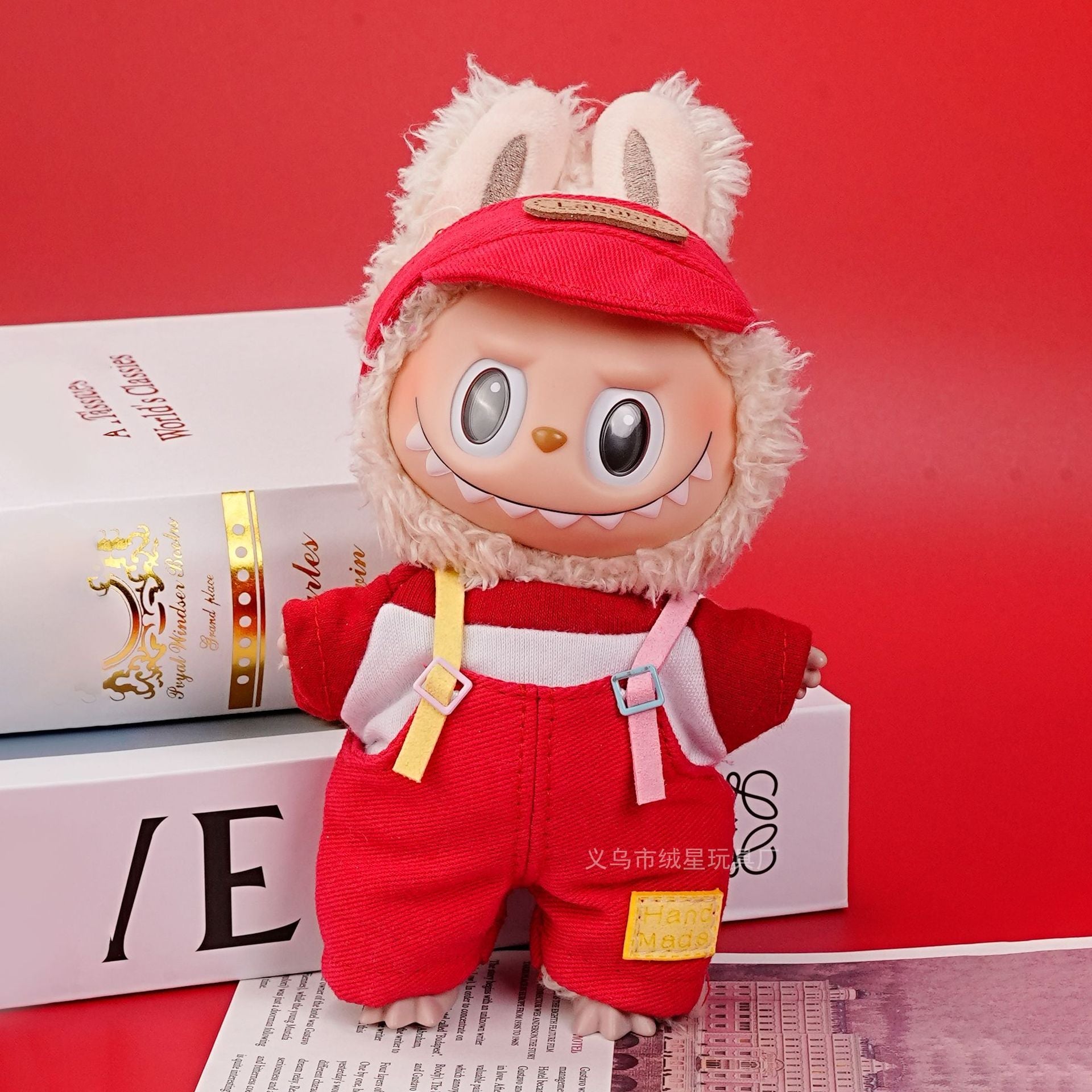 Labubu clothes cute vinyl doll one two three generations labubu baby clothes set sit party accessories