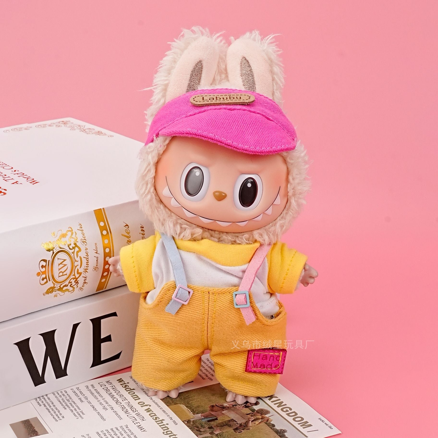 Labubu clothes cute vinyl doll one two three generations labubu baby clothes set sit party accessories