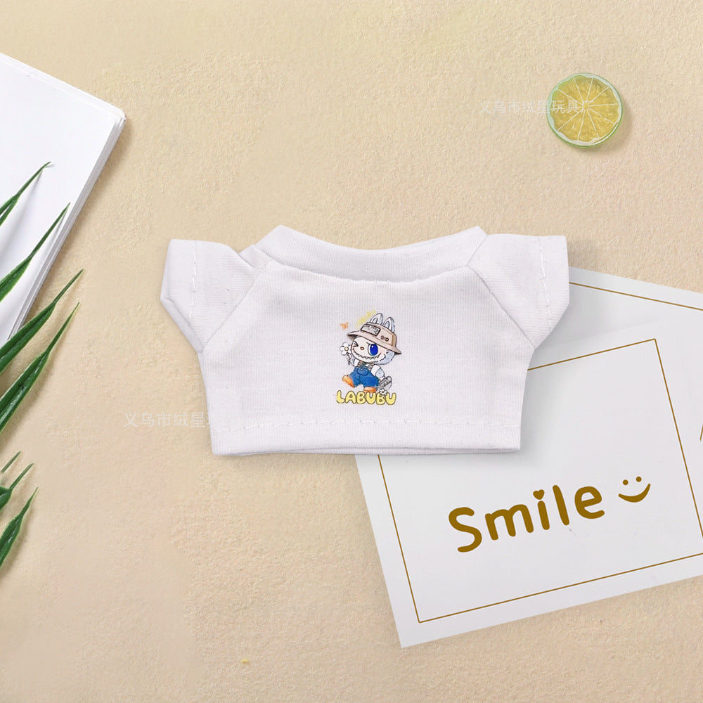 Labubu baby clothes collection creative 17cm doll wearing set labubu vinyl doll clothes accessories