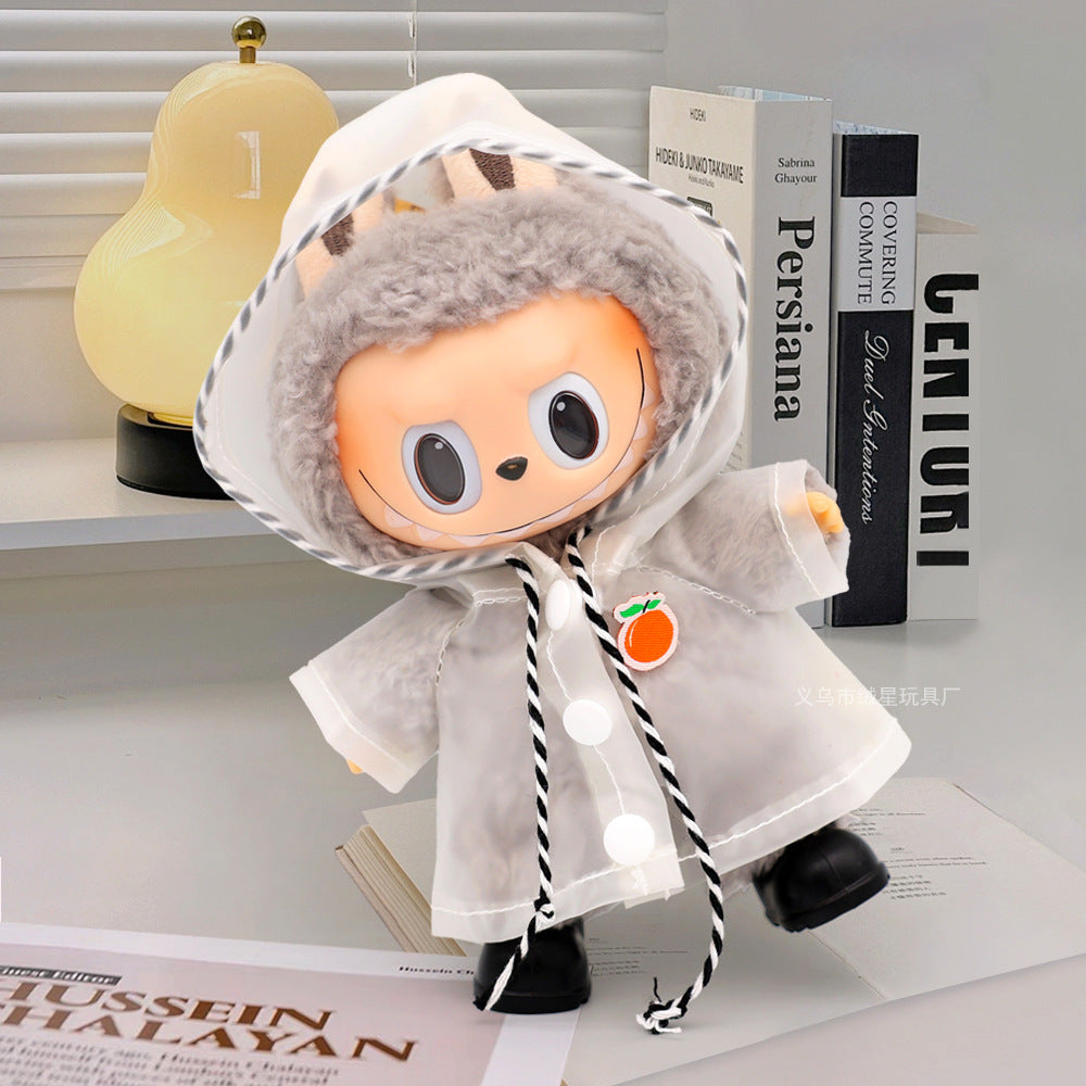 Labubu clothes cute vinyl doll one two three generations labubu baby clothes set sit party accessories