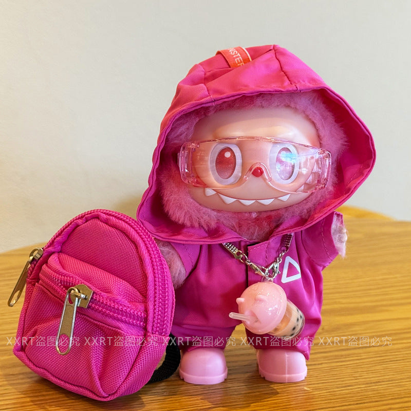 Labubu baby clothes  front high-energy 3.0 vinyl doll with accessories can wear jacket