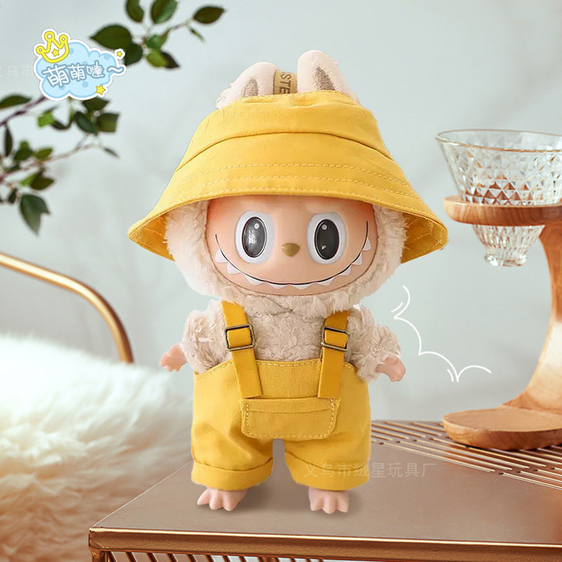 Labubu baby clothes collection creative 17cm doll wearing set labubu vinyl doll clothes accessories